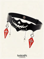 Nocturne Coffin Veil Choker - Hushcrafts LLC