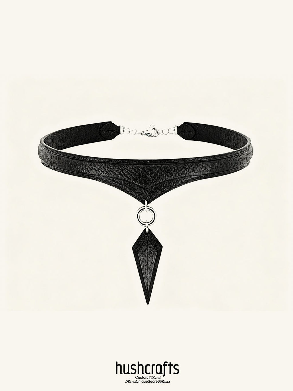 Obsidian Shard Choker - Hushcrafts LLC