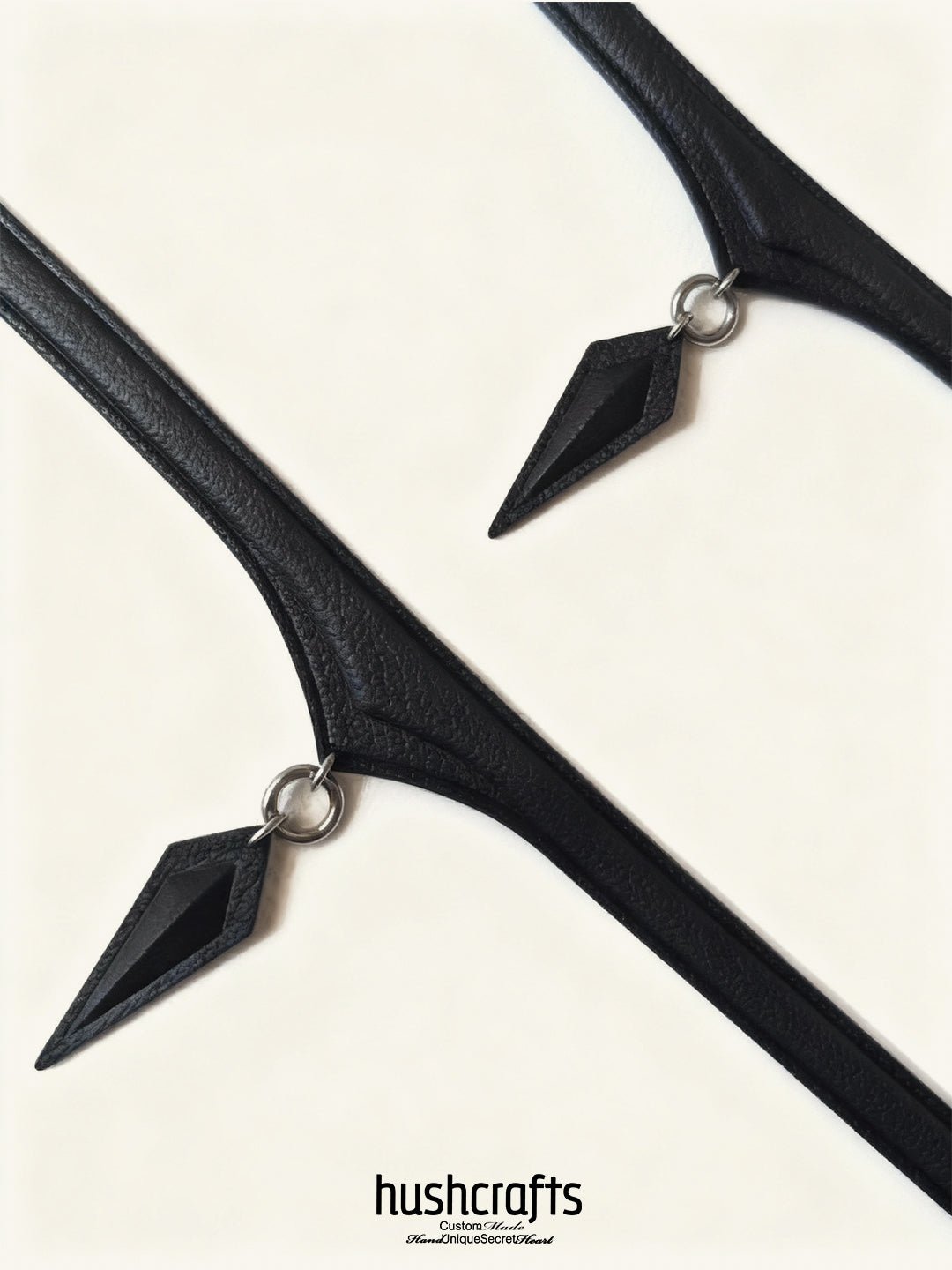 Obsidian Shard Choker - Hushcrafts LLC
