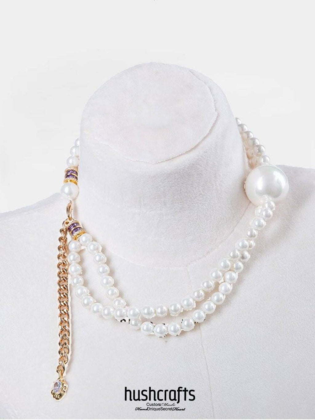 "Pearl Bite" Metal Chain Bite Stopper - hushcrafts