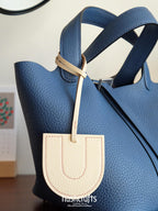 Premium Leather Letter Bag Charm - hushcrafts