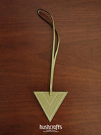 Premium Leather Letter Bag Charm - hushcrafts