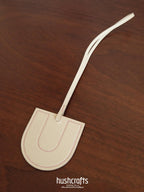 Premium Leather Letter Bag Charm - hushcrafts