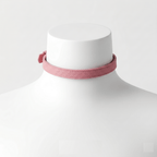 Prism Collar – Cowhide Leather Choker with Brass Hardware | Hushcrafts® - Hushcrafts LLC