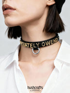 Privately Owned Letter Choker - Hushcrafts LLC