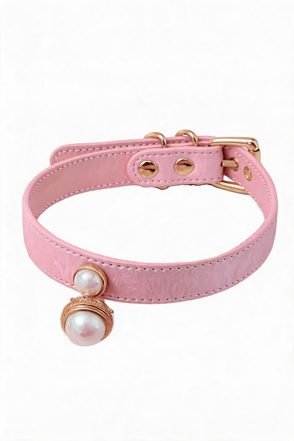 "Pure Pearl" Leather Choker - Hushcrafts LLC