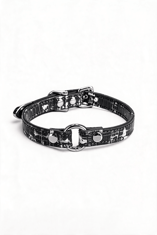 "Serpent Impact" Snakeskin Choker - Hushcrafts LLC Hover Image