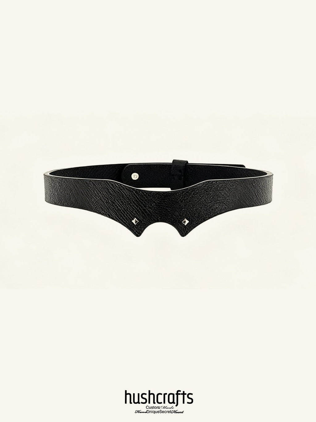 Silent Black Tie Choker - Hushcrafts LLC