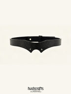 Silent Black Tie Choker - Hushcrafts LLC