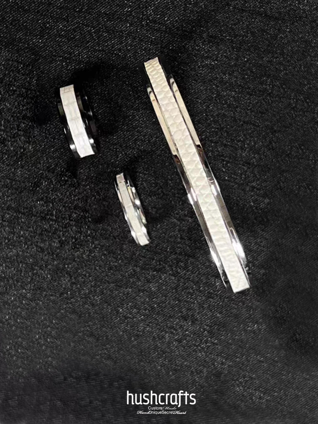 Silver Twilight Gleam Bangle – Lizard - hushcrafts