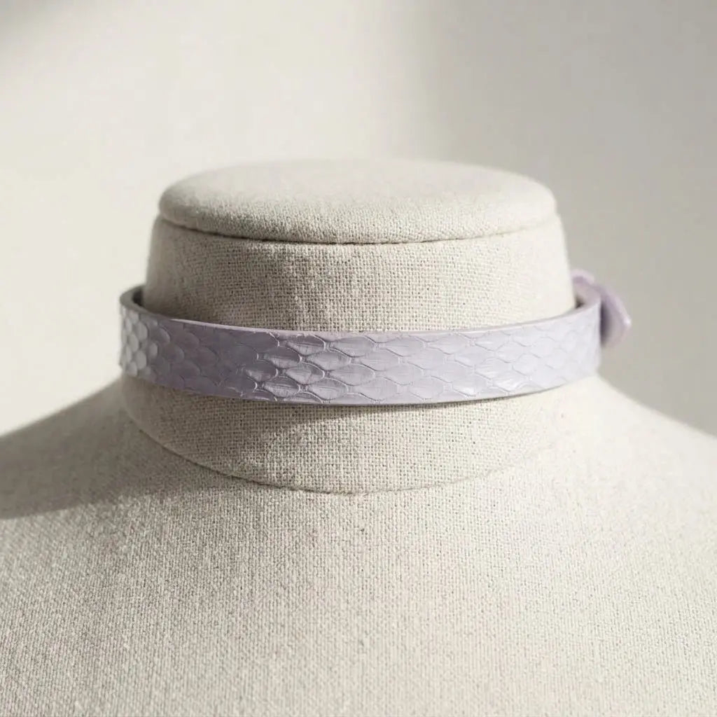 Skin Deep – Genuine Snakeskin Leather Choker | Hushcrafts® - Hushcrafts LLC
