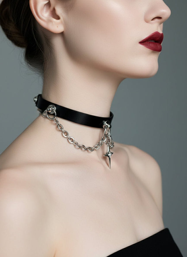 Starlit Chain Choker - Hushcrafts LLC Hover Image