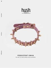 Studded Metal Stripe Collar - Hush