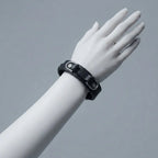 Tethered – Double-Snap Leather Wrist Cuff | Hushcrafts® - Hushcrafts LLC
