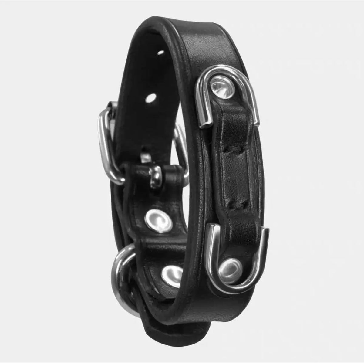 Tethered – Double-Snap Leather Wrist Cuff | Hushcrafts® - Hushcrafts LLC