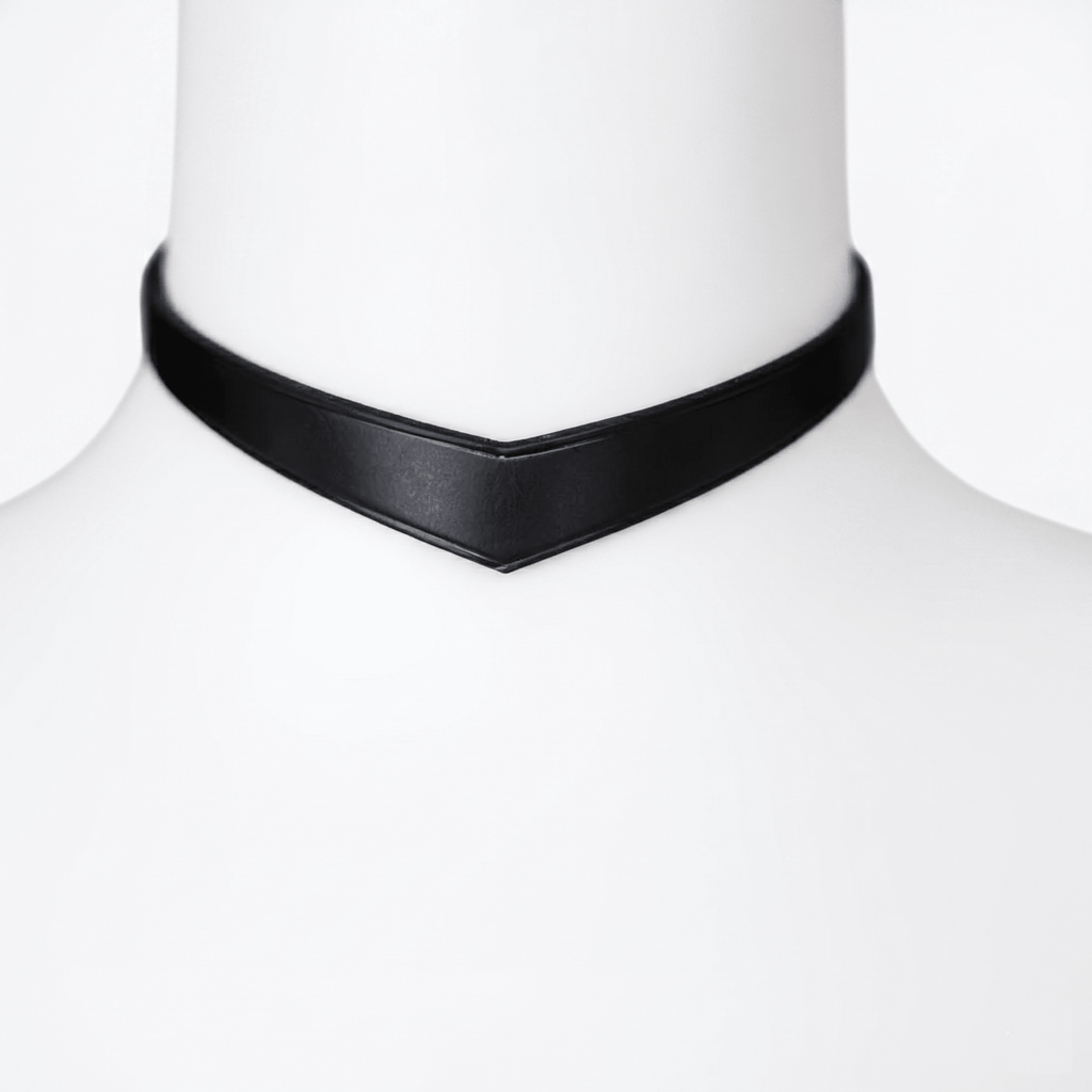 Vanguard Collar – Premium V-Shape Leather Choker | Hushcrafts® - Hushcrafts LLC