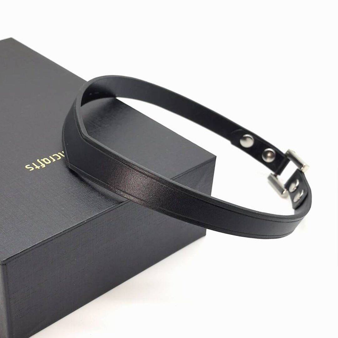 Vanguard Collar – Premium V-Shape Leather Choker | Hushcrafts® - Hushcrafts LLC