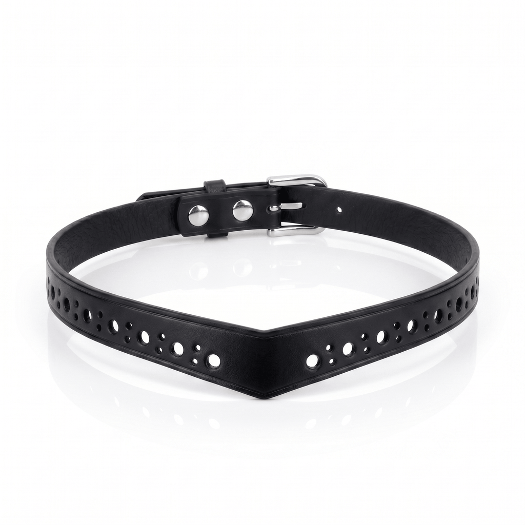 Vanguard Collar – Premium V-Shape Leather Choker | Hushcrafts® - Hushcrafts LLC