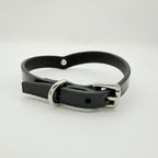 Vesper Choker – Black Python Leather Choker with Star Pendant | Hushcrafts® - Hushcrafts LLC