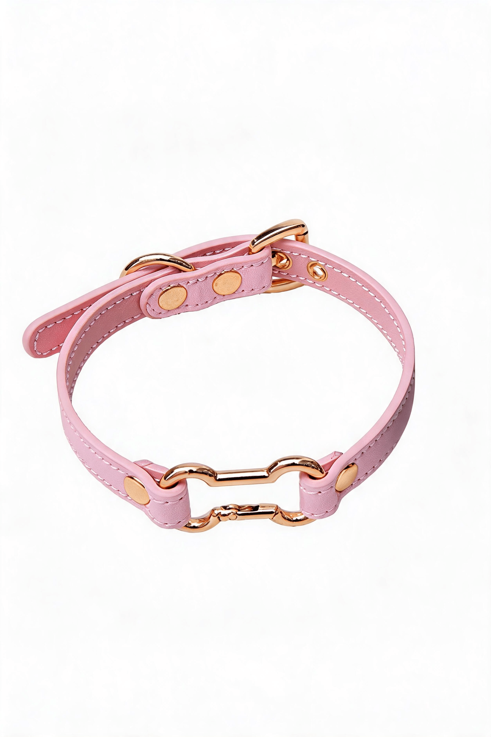 "Vivid Impact" Leather Choker - Hushcrafts LLC