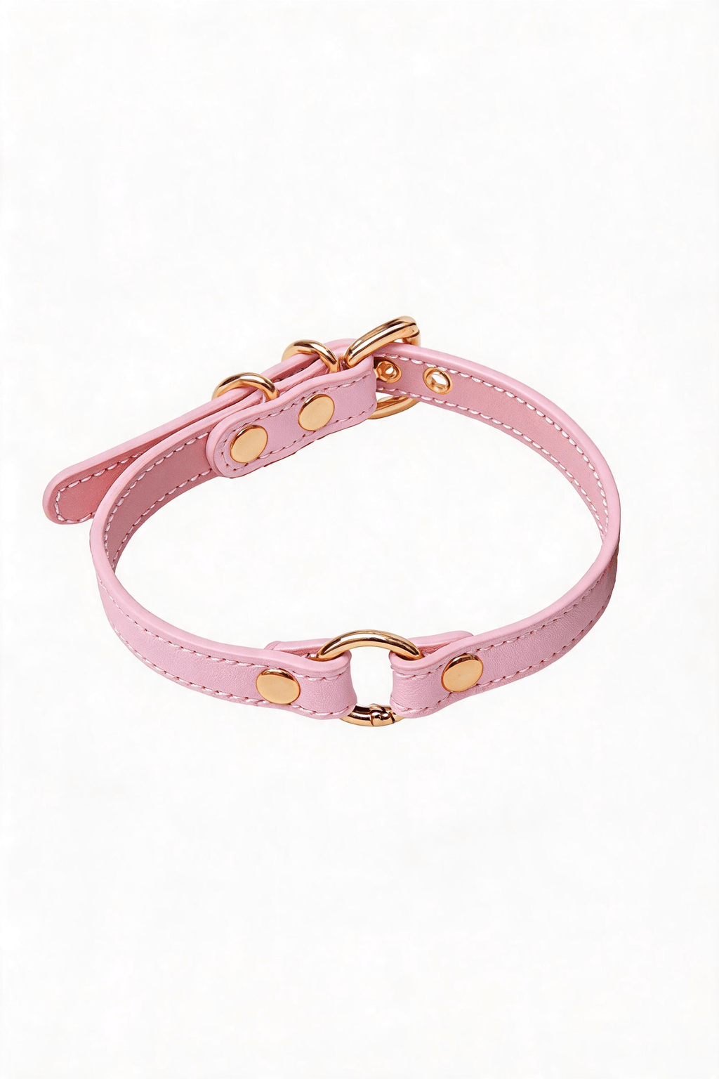 "Vivid Impact" Leather Choker - Hushcrafts LLC