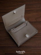 Wallet with Lock Clasp and Zipper - hushcrafts