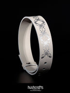 "Whispering Wings" Leather Choker - hushcrafts