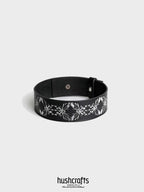"Whispering Wings" Leather Choker - hushcrafts