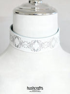 "Whispering Wings" Leather Choker - hushcrafts