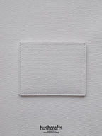 White & Gold Speckled Lizard Leather Card Holder - hushcrafts